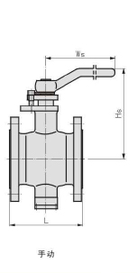 側裝偏心半球閥 手動