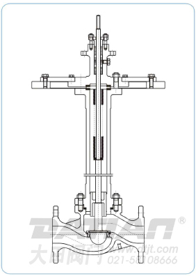 PD型低溫單座調節閥本體結構