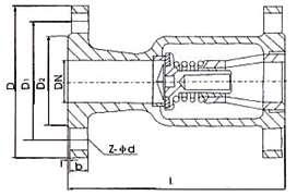 QH41 42M臥立兩用球面止回閥