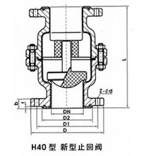 襯里新型止回閥