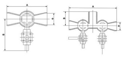 單(雙)沖洗旋塞閥結構示意圖