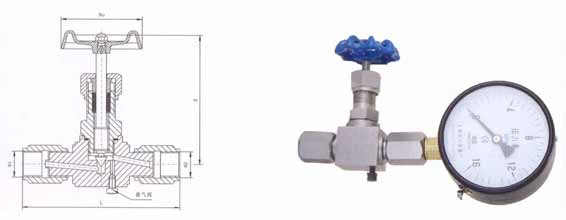 JJM1壓力表截止閥 JJM8結構形式